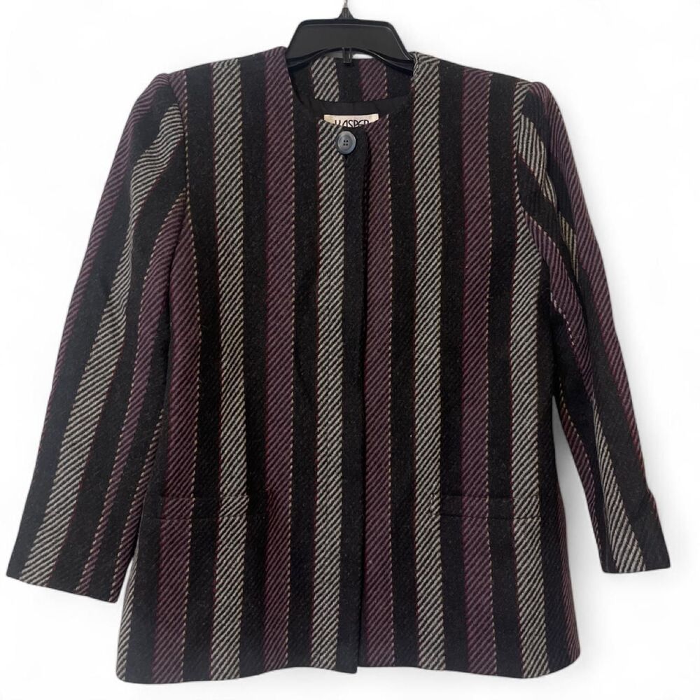 Vintage Kasper for A.S.L. Wool/Nylon/Mohair blazer Sz 10